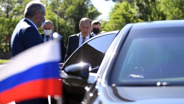 Rusiya XİN rəhbəri Sergey Lavrov, arxiv şəkli - Sputnik Азербайджан