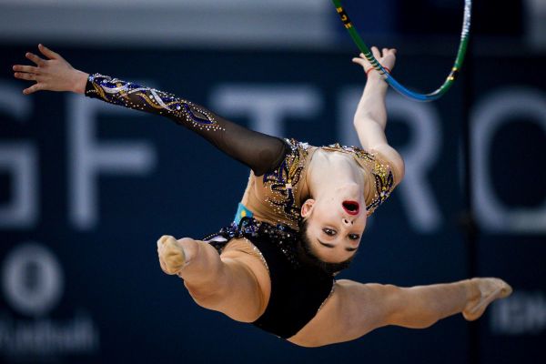 Казахская спортсменка Адильханова Алина на чемпионате в Баку - Sputnik Азербайджан