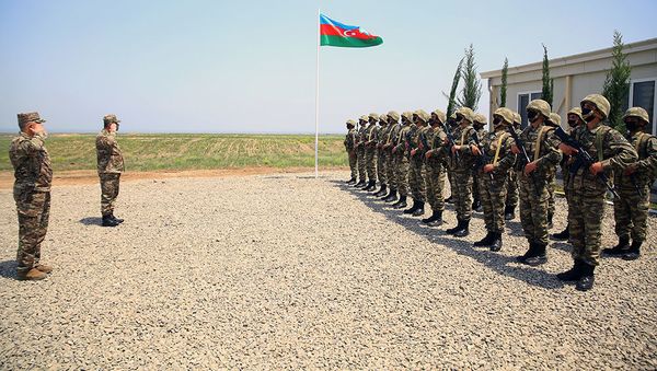 Закир Гасанов принял участие в открытии воинских частей на освобожденных территориях - Sputnik Азербайджан