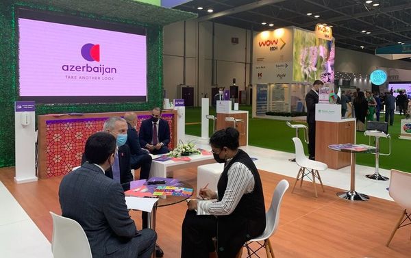 Стенд Азербайджана на выставке “ATM 2021” (Arabian Travel Market 2021) Стенд Азербайджана на выставке “ATM 2021” (Arabian Travel Market 2021) - Sputnik Азербайджан