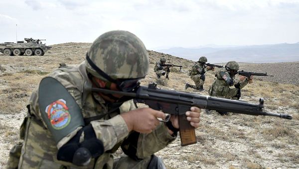 Очередной этап азербайджано-турецких широкомасштабных военных учений - Sputnik Азербайджан