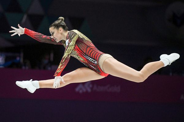 Дарья Тихонова (Россия) на чемпионате мира по аэробной гимнастике в Баку - Sputnik Азербайджан