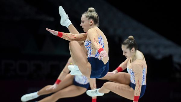 Выступление команды Франции по спортивной аэробике на 16-м чемпионате мира в Баку - Sputnik Азербайджан