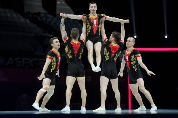 Выступление команды России по спортивной аэробике на 16-м чемпионате мира в Баку - Sputnik Азербайджан