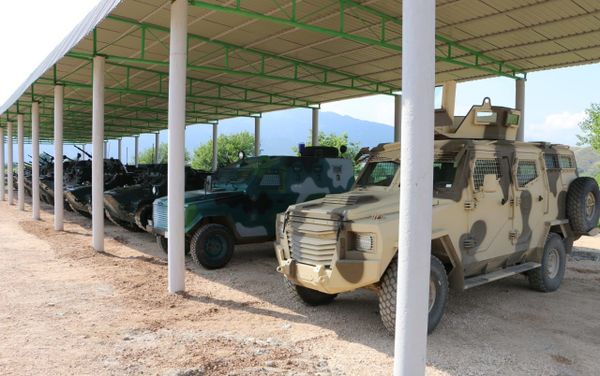 Новый военный комплекс Госпогранслужбы Азербайджана в Зангилане - Sputnik Азербайджан