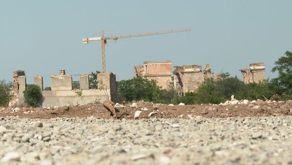 Ağdam şəhərində yenidənqurma işləri - Sputnik Азербайджан