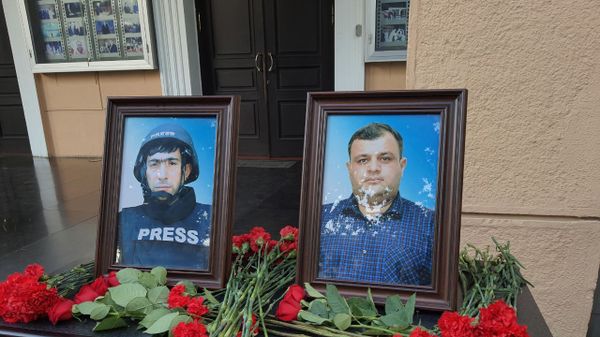 Магеррам Ибрагимов и Сирадж Абышев, фото из архива - Sputnik Азербайджан