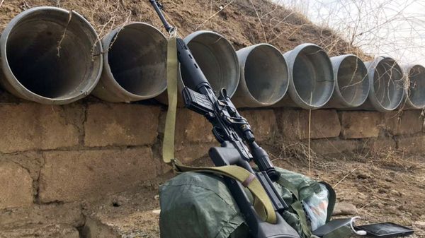 Армянский военнослужащий, фото из архива - Sputnik Азербайджан