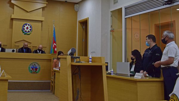 Судебное заседание по делу гражданина Ливана Эулджекджияна Викена Абрахама, обвиняемого в террористической деятельности против Азербайджана, 08 июня 2021 года - Sputnik Азербайджан