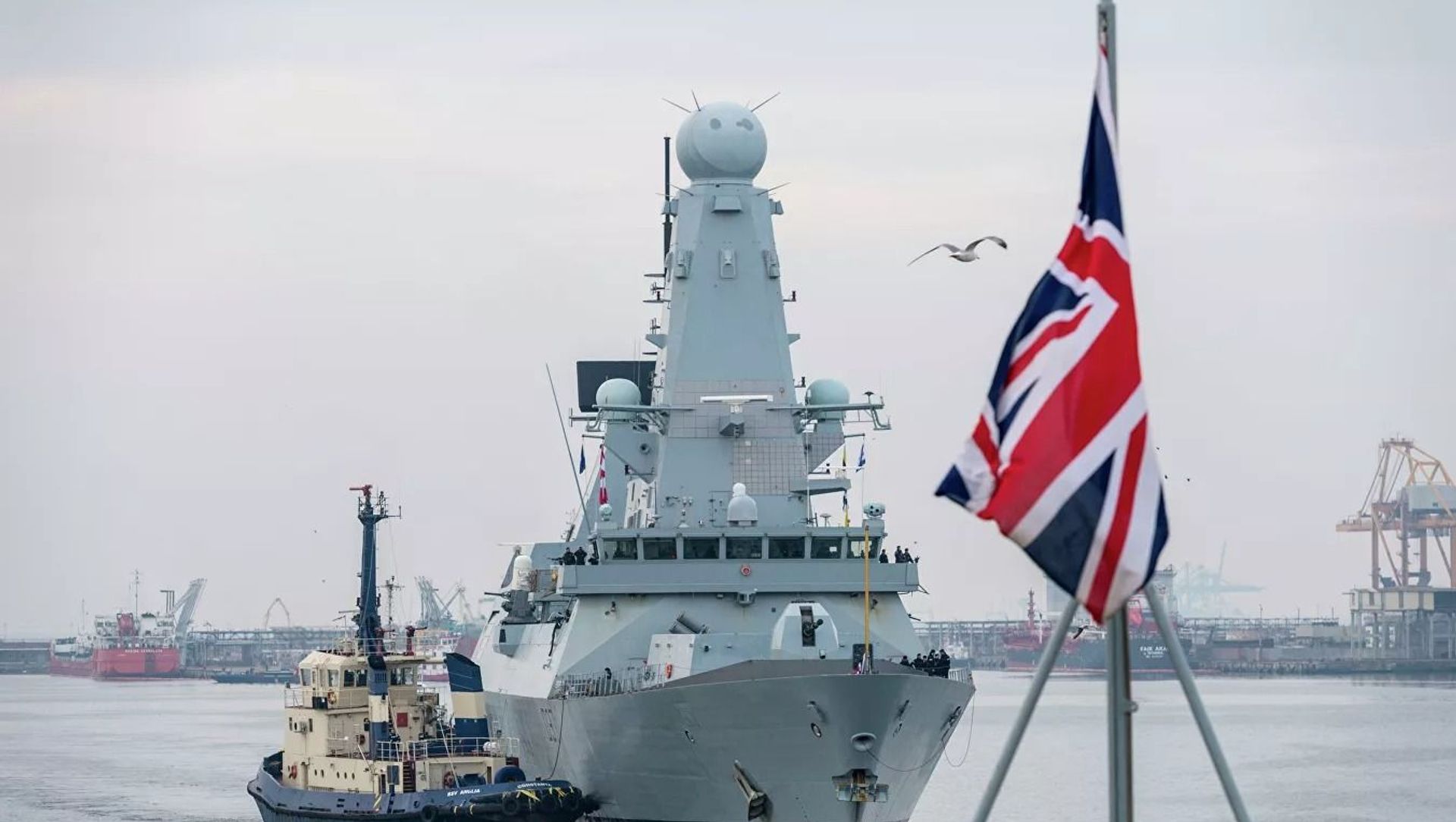 Корабль Королевских ВМС Великобритании HMS Duncan Корабль Королевских ВМС Великобритании HMS Duncan - Sputnik Азербайджан, 1920, 14.06.2021