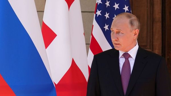 Президент России Владимир Путин в Женеве, 16 июня 2021 года - Sputnik Азербайджан