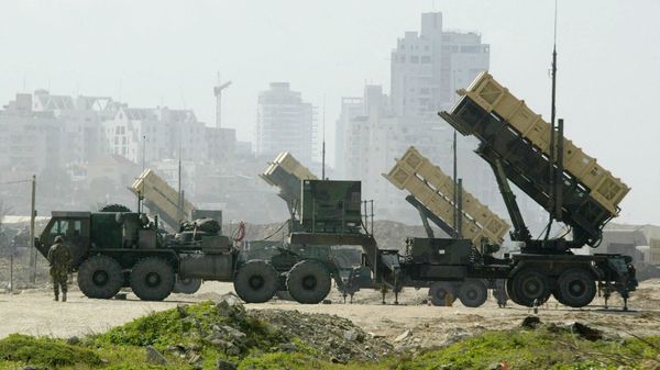 Американская противоракетная батарея Patriot размещена на базе в Яффо, к югу от Тель-Авива, фото из архива - Sputnik Азербайджан