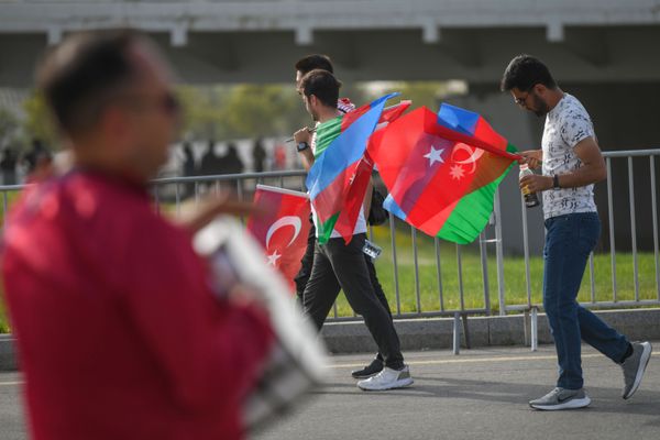 Bakıda Türkiyə yığmasının azarkeşləri. - Sputnik Азербайджан