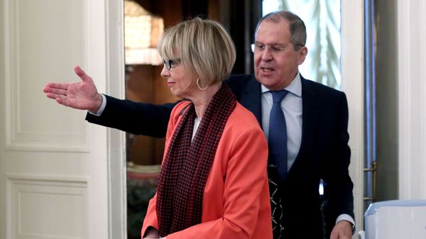 Встреча главы МИД РФ и генсекретаря ОБСЕ С. Лаврова и Х. Шмид - Sputnik Азербайджан