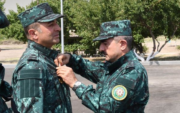 Церемония открытия новой воинской части Государственной пограничной службы в Губадлинском районе - Sputnik Азербайджан