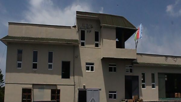 Qaxda partlayışın baş verdiyi hadisə yeri - Sputnik Азербайджан