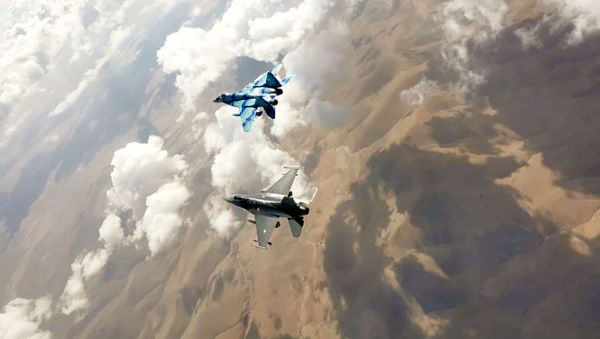 Военные пилоты ВВС Азербайджана успешно участвуют в учениях «Анатолийский орёл – 2021» - Sputnik Азербайджан