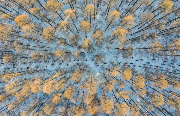 Работа китайского фотографа Chang XU  На лыжах в весну,  вошедшая в шорт-лист конкурса имени Андрея Стенина в категории Моя Планета, одиночные фотографии - Sputnik Азербайджан