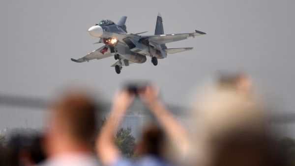 Закрытие международного авиационно-космического салона МАКС-2019 - Sputnik Азербайджан