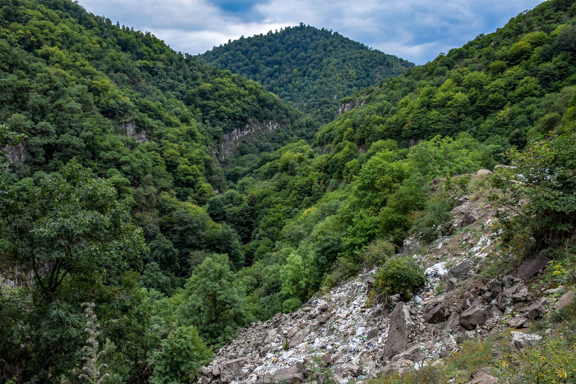Tovuz rayonunun Əsrik dərəsi ərazisində məişət tullantıları Tovuz rayonunun Əsrik dərəsi ərazisində məişət tullantıları - Sputnik Азербайджан, 1920, 01.10.2021