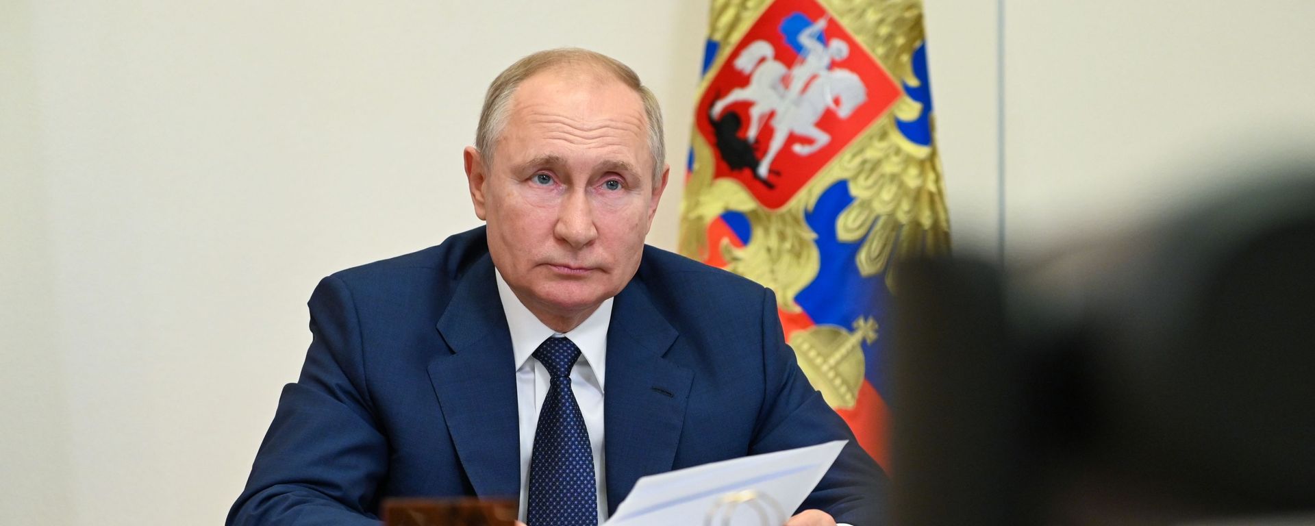 Президент РФ В. Путин провел встречу с членами паралимпийской команды России - Sputnik Азербайджан, 1920, 13.10.2021