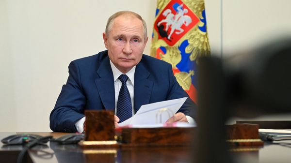 Президент РФ В. Путин провел встречу с членами паралимпийской команды России - Sputnik Азербайджан