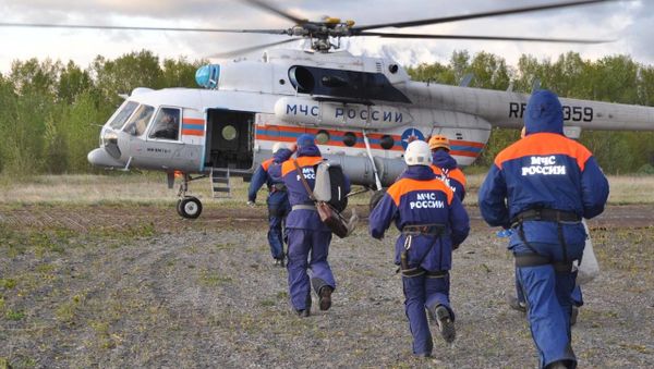 Крушение вертолёта МИ-8 на Камчатке - Sputnik Азербайджан