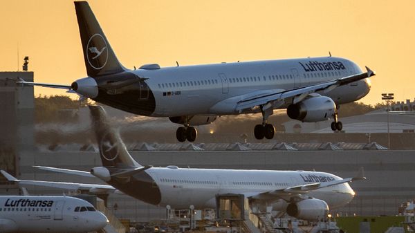 Самолет авиакомпании Lufthansa, фото из архива - Sputnik Азербайджан