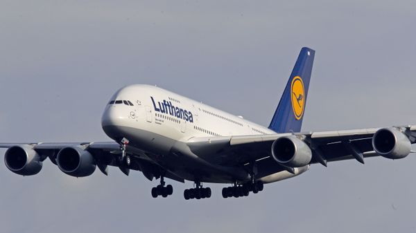 Самолет авиакомпании Lufthansa, фото из архива - Sputnik Азербайджан