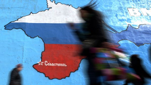 Крымский полуостров на карте  - Sputnik Азербайджан
