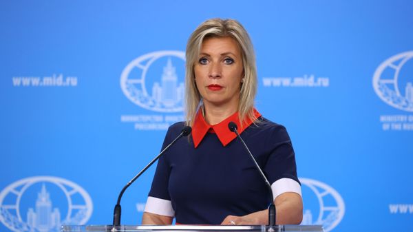 Rusiya XİN-nin rəsmi nümayəndəsi Mariya Zaxarova, arxiv şəkli - Sputnik Азербайджан