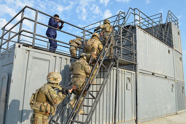 “Dəniz təməl komando kursu”nun buraxılış mərasi - Sputnik Азербайджан