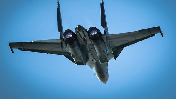 Истребитель Су-30СМ ВМФ России, фото из архива - Sputnik Азербайджан