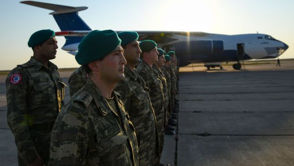 Азербайджанские миротворцы вернулись из Афганистана - Sputnik Азербайджан