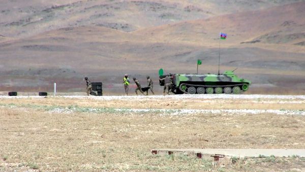 “Artilleriya atəşinin ustaları” müsabiqəsi davam edir - Sputnik Азербайджан