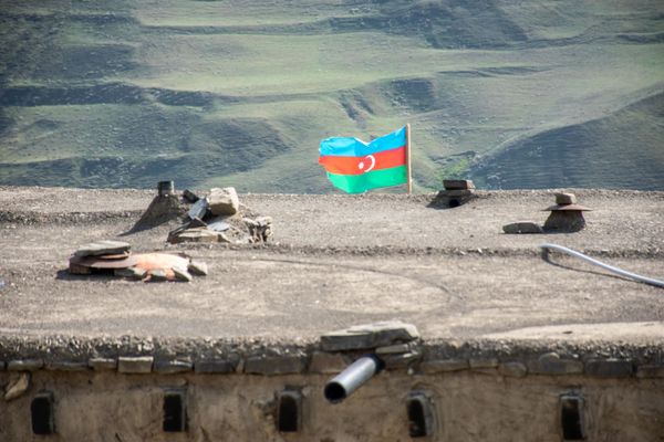 Флаг в Хыналыге. - Sputnik Азербайджан