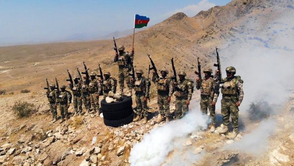 Военнослужащие азербайджанской армии, фото из архива - Sputnik Азербайджан