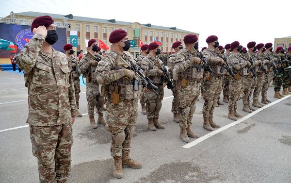 “Üç qardaş - 2021” beynəlxalq təliminin açılış mərasimi - Sputnik Азербайджан