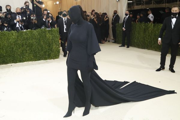 Ким Кардашьян на Met Gala 2021 в Нью-Йорке. - Sputnik Азербайджан