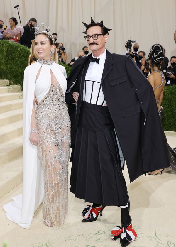 Эмили Блант и Хэмиш Боулз на Met Gala 2021 в Нью-Йорке. - Sputnik Азербайджан