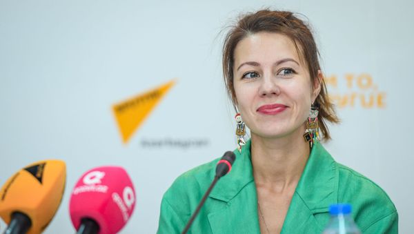 Российская джазовая певица Анна Кашина  - Sputnik Азербайджан