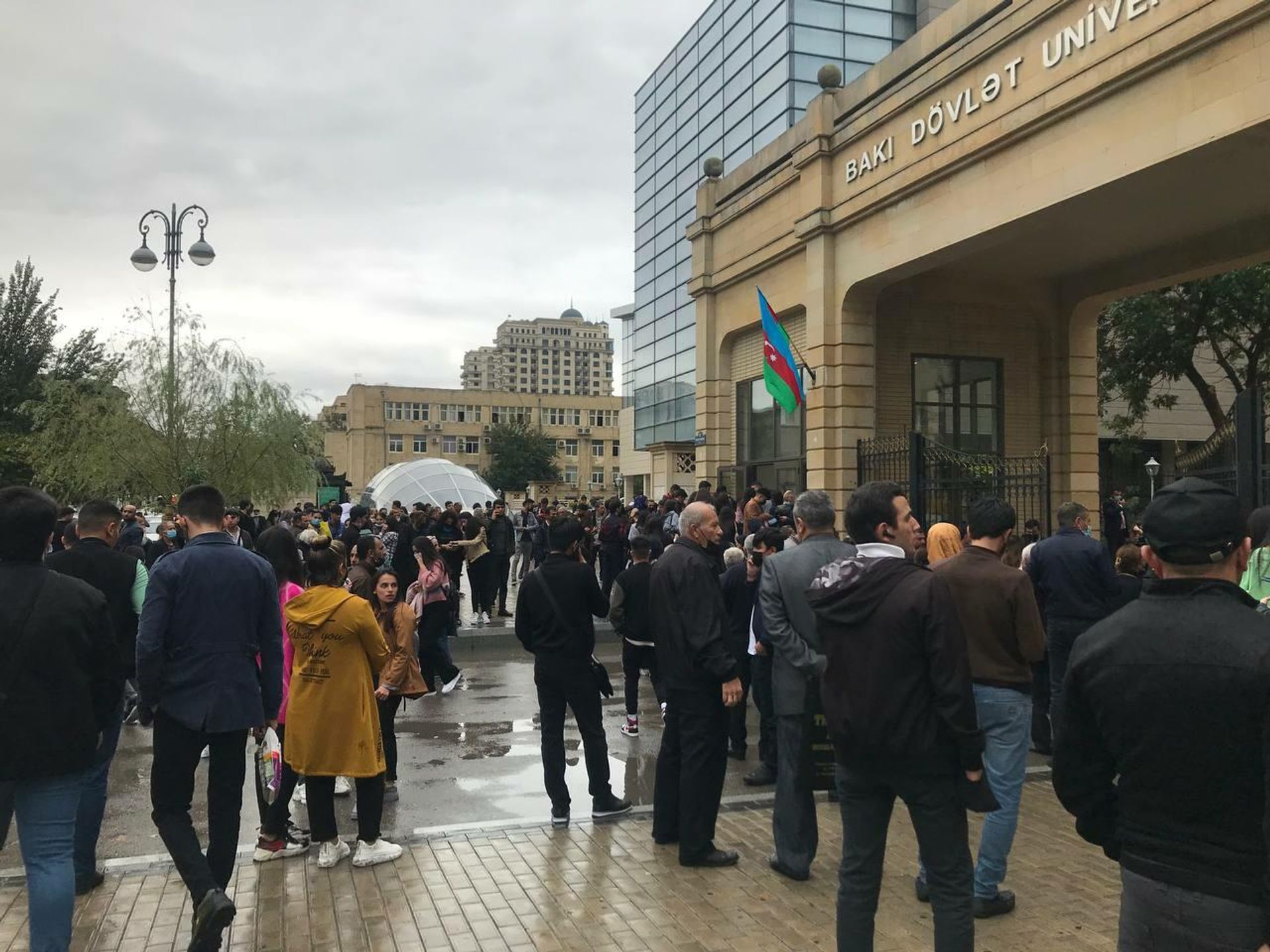 İlk dərs günü universitetlərdə vəziyyət - Sputnik Азербайджан, 1920, 29.09.2021
