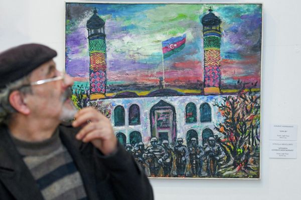"Выставка Победы" в Музейном центре Баку. - Sputnik Азербайджан