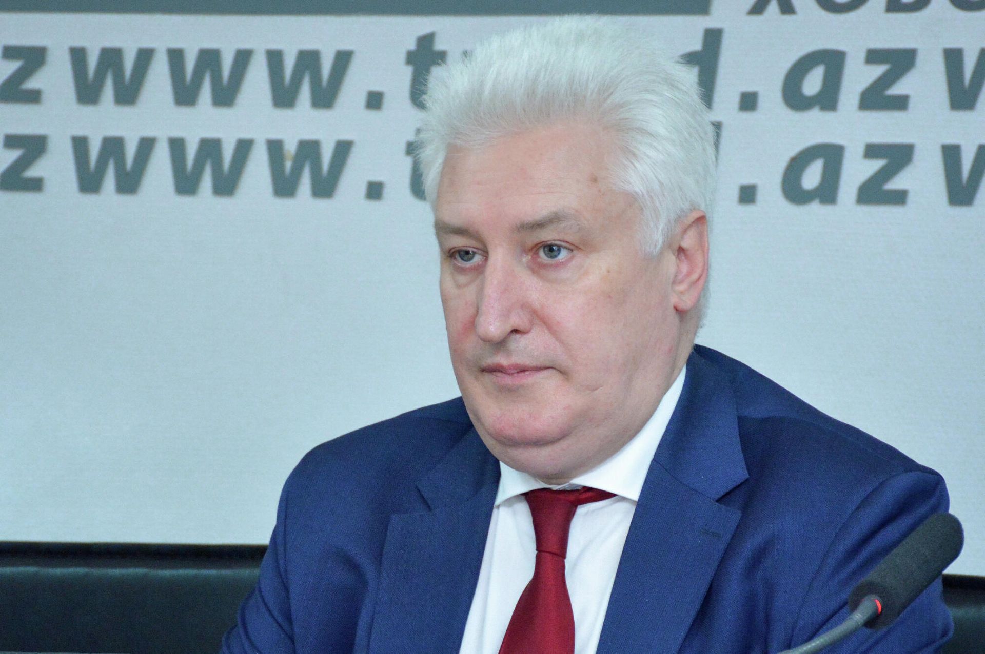 Пресс-конференция на тему Проблемы укрепления мира в Кавказском регионе по итогам российско-азербайджанской конференции  - Sputnik Азербайджан, 1920, 15.11.2021
