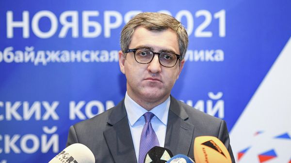 Исполняющий обязанностей главы Азербайджанского фонда поощрения экспорта и инвестиций (AZPROMO) Юсиф Абдуллаев - Sputnik Азербайджан