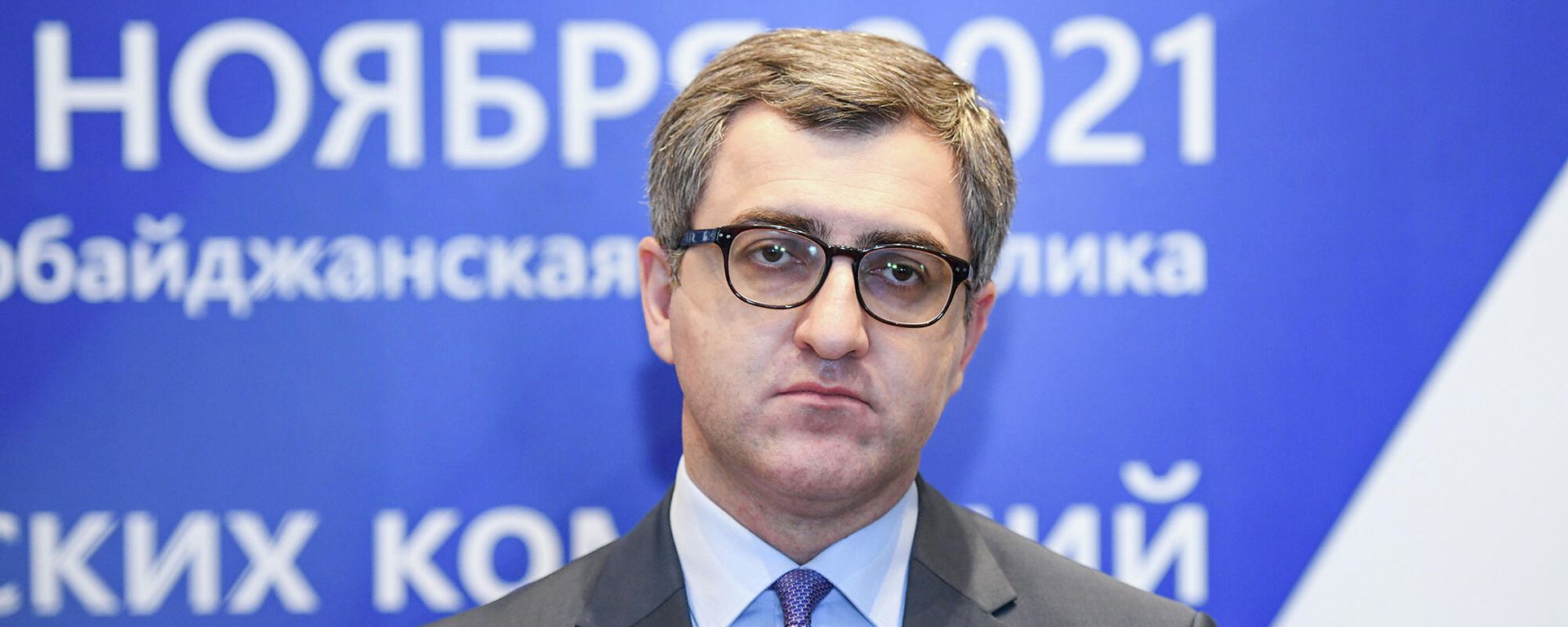 Исполняющий обязанностей главы Азербайджанского фонда поощрения экспорта и инвестиций (AZPROMO) Юсиф Абдуллаев - Sputnik Азербайджан, 1920, 16.05.2025