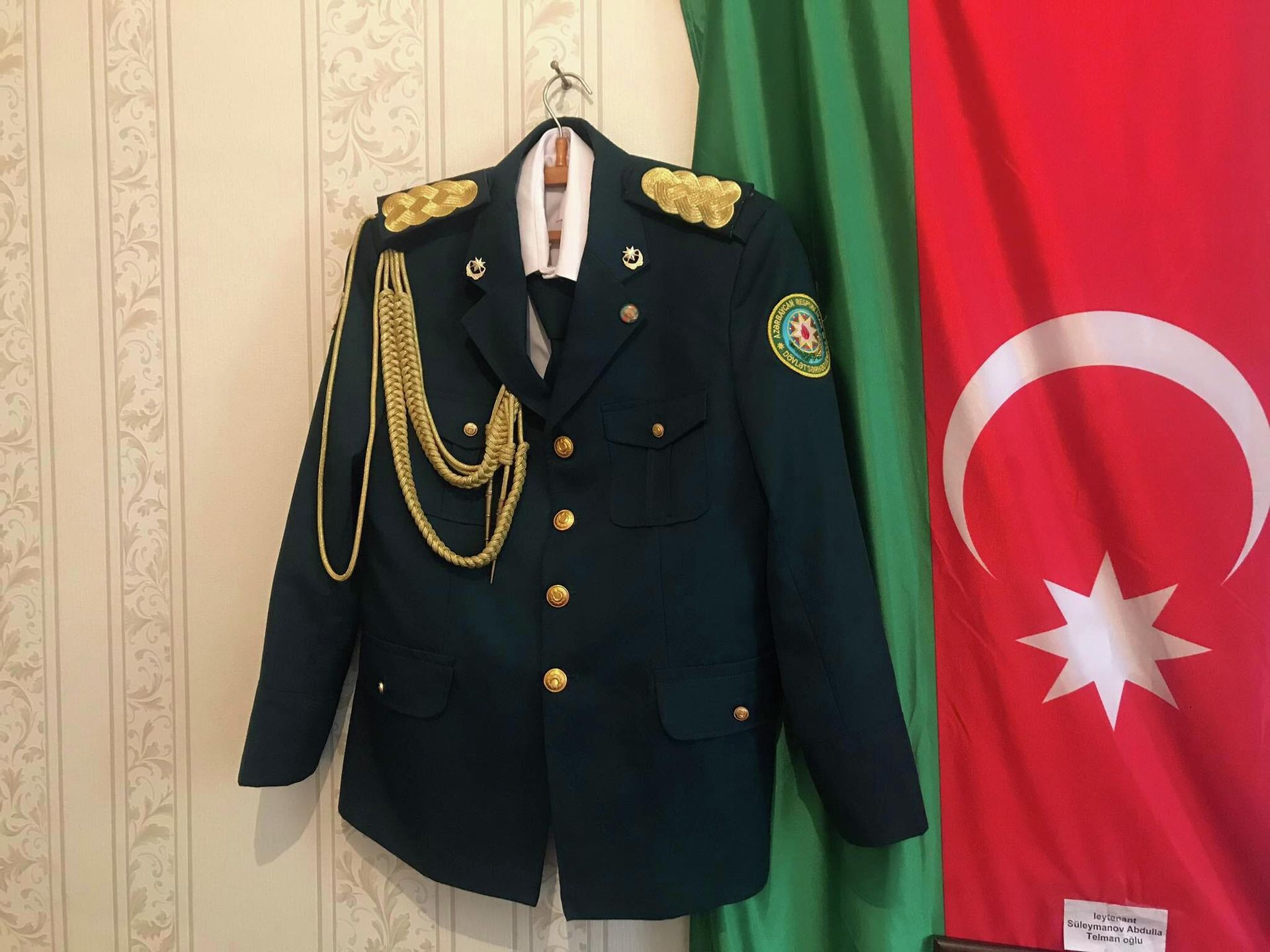Şəhid Abdulla Süleymanovun forması - Sputnik Азербайджан, 1920, 02.12.2021