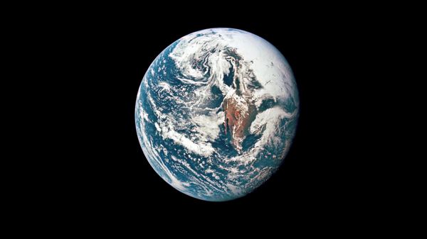 Вид на Землю с космоса, фото из архива - Sputnik Азербайджан