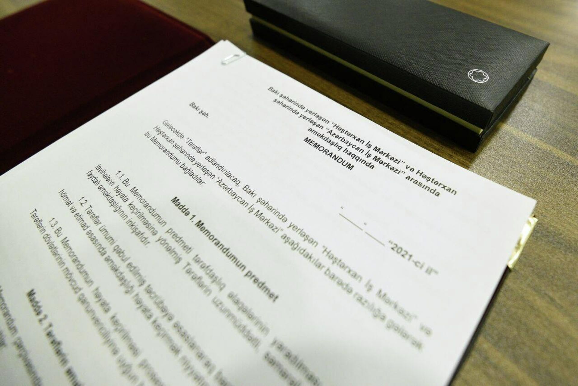Подписание соглашения между деловыми центрами Астрахани и Азербайджана - Sputnik Азербайджан, 1920, 07.12.2021
