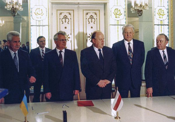 В этом году исполняется 30 лет со дня подписания 8 декабря 1991 года Беловежского соглашения. - Sputnik Азербайджан